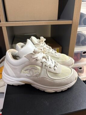 CHANEL summer 20 mesh trainers